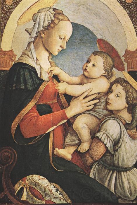 Sandro Botticelli modonna with Child and an Angel (mk36)